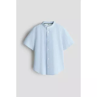 H&M(เอชแอนด์เอ็ม) เสื้อเชิ้ตคอตตอนซีเซอร์เกอร์สไตล์แกรนด์แอด เด็กชาย 1343237_1