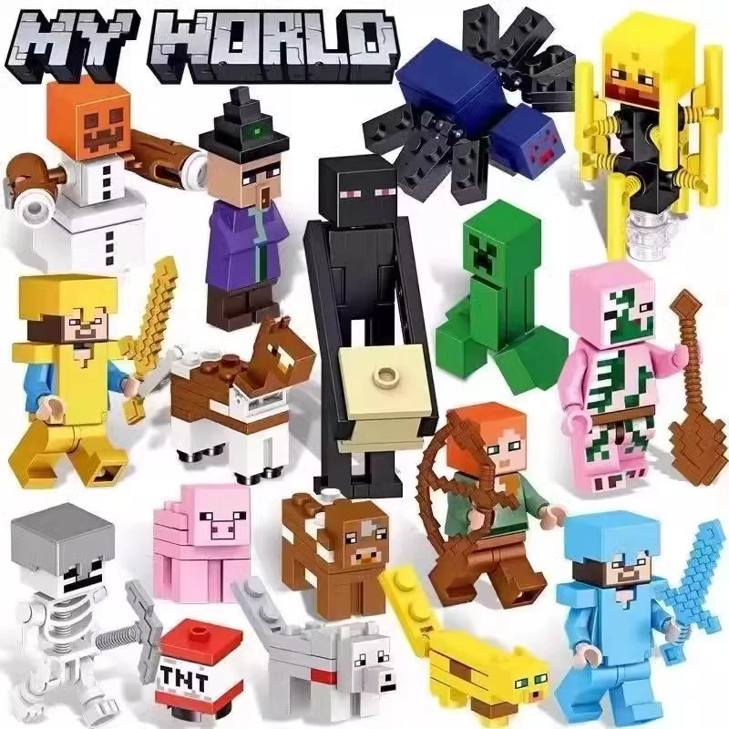 เลโก้ Minecraft 2025 ชุดตัวต่อมินิฟิกเกอร์ สตีฟและสัตว์ thumbnail 4