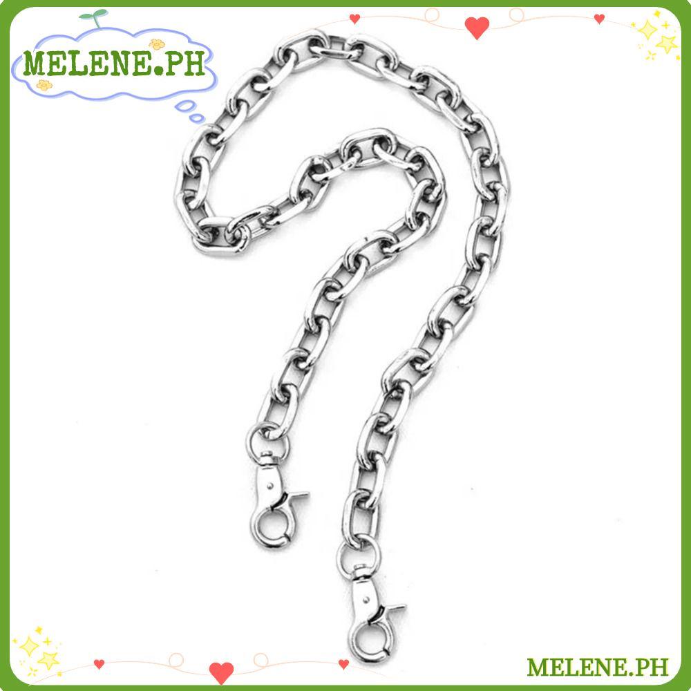 MELENE Pants KeyChain, Single Strands Big Ring Wallet Chain, Rock Style Metal Link Punk Rock Punk Ch