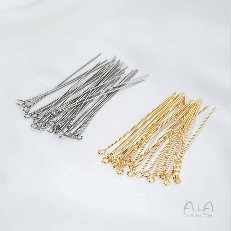 Non-Fading Titanium [Ready Stock] Steel 9-Charter Needle Stainless Steel 9-Character Nine-Charter