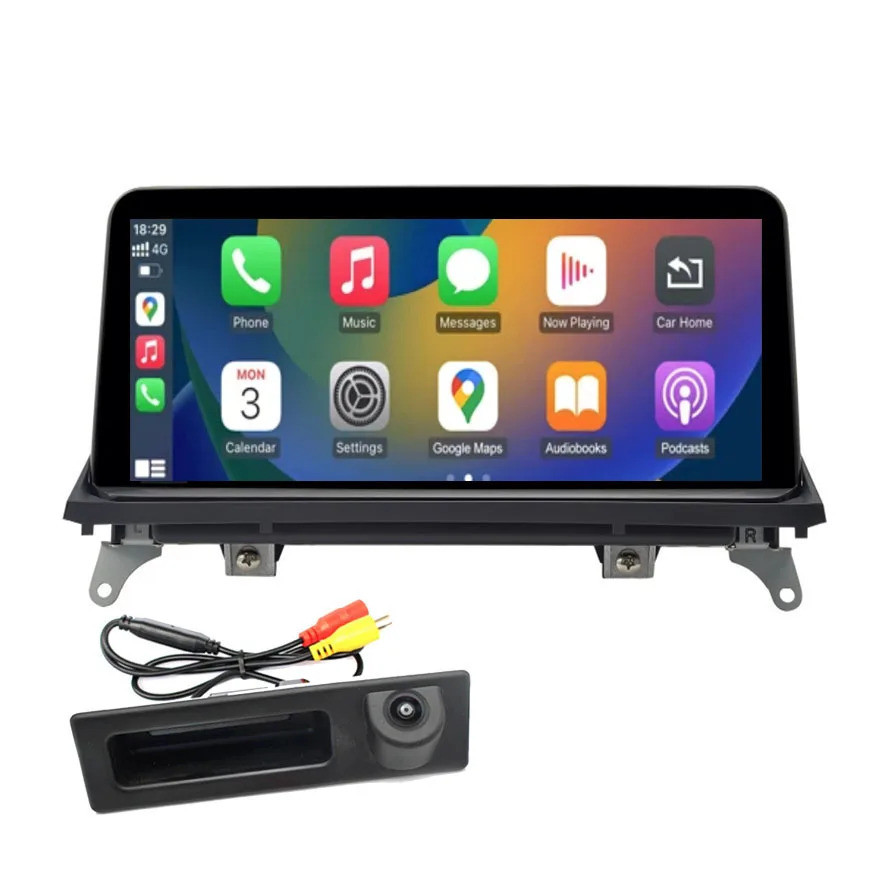 JIUya Wireless Carplay มัลติมีเดียจอแสดงผลสําหรับ BMW 1 2 3 4 Series Android วิทยุอัตโนมัติ USB สําห