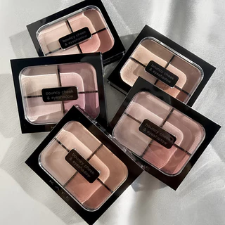 Kate Eye Shadow Quad Plate Transparency ความอิ่มตัวต่ํา Pearlescent Earth Color Daily Pale Cabbage