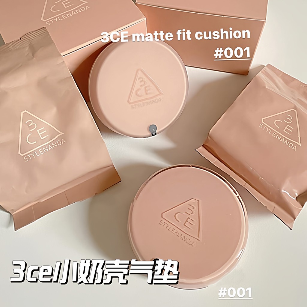 3ce Air Cushion Foundation น้ํามันผสมผิวติดทนนานไม่มีแต่งหน้าคอนซีลเลอร์ Matte Water Gloss ครีมขนาดเ