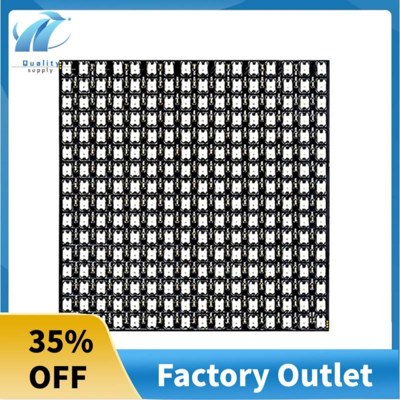 ยืดหยุ่นสําหรับจอแสดงผลวิดีโอ RGB LED Matrix แผง 16x16 WS2815 DC12V แอดเดรสแยกชิ้น
