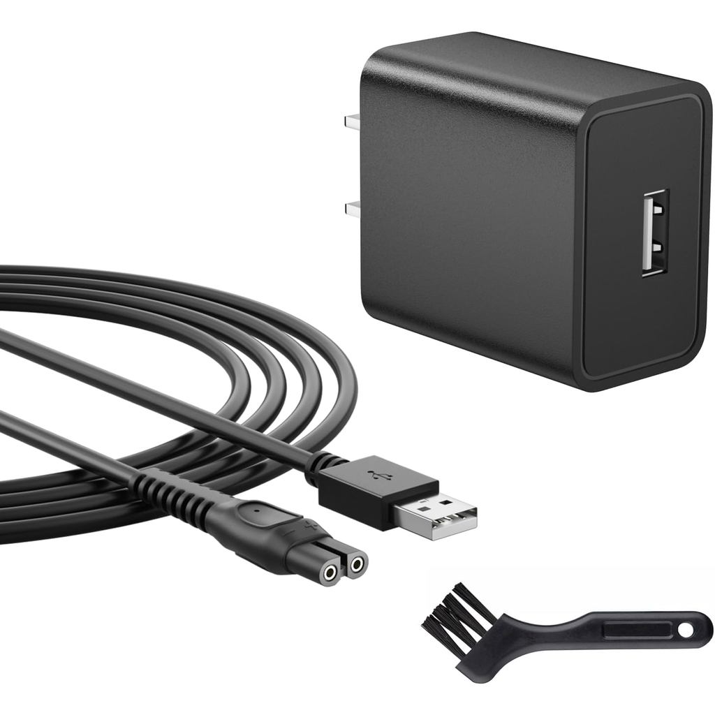 5V UL Charger ใช้งานร่วมกับ Philips Norelco Shaver Series 2000 3000 5000 7000 9000 i9000, สําหรับ Ph