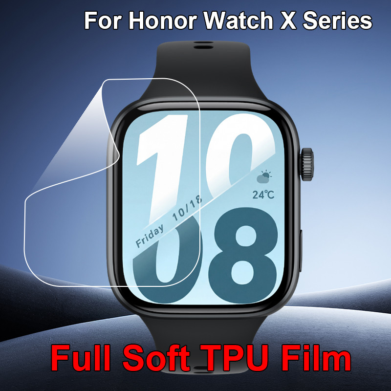 เข้ากันได้กับ Honor Watch X5i X5 SmartWatch Ultra Slim HD Clear Glossy Soft TPU Hydrogel Film Screen