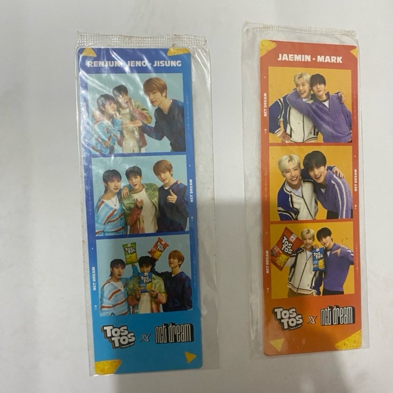 Photostrip Tos Tos 4cuts photo NCT Dream x Tos Mark Jaemin Jeno Renjun Jisung Markmin Norensung