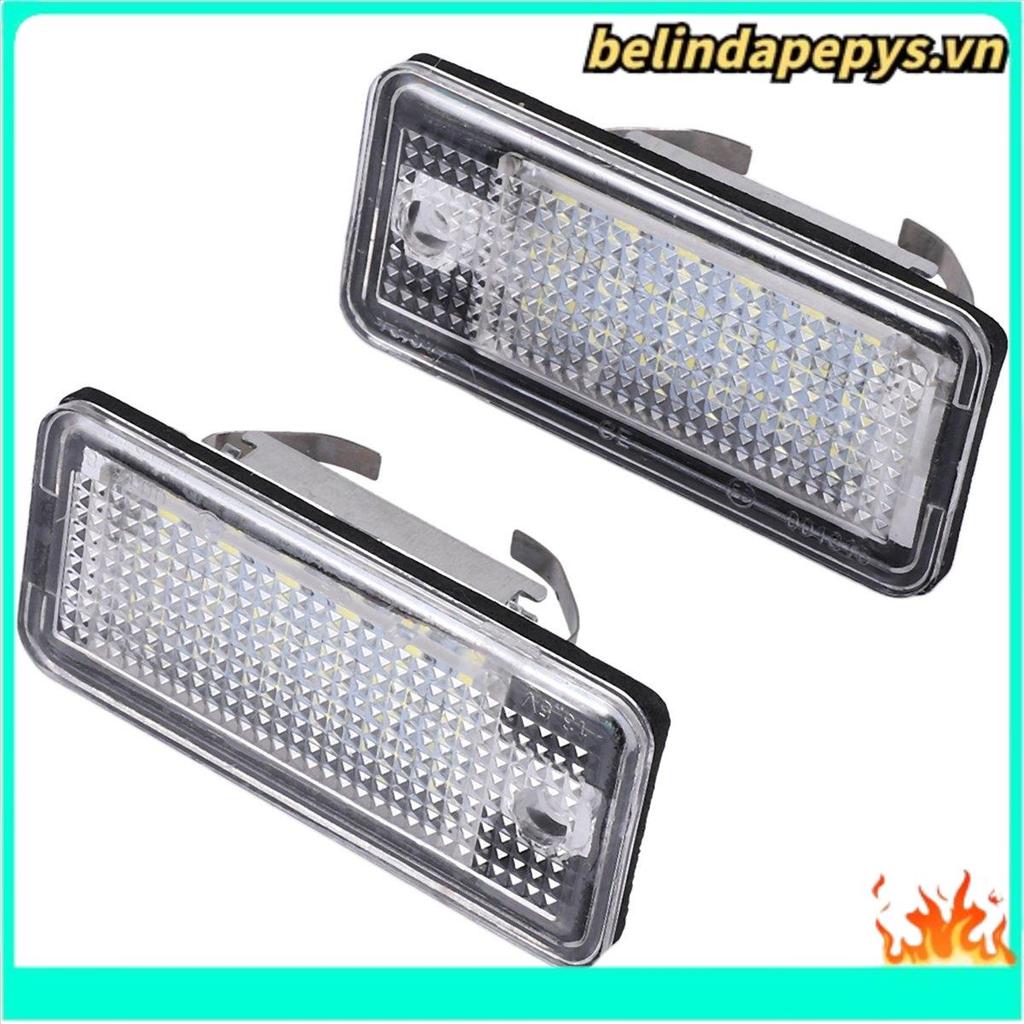 รถ LED จํานวนใบอนุญาตโคมไฟสีขาวสําหรับ A3 8P A4 B6 B7 A5 A6 4F Q7 A8 S8 C6