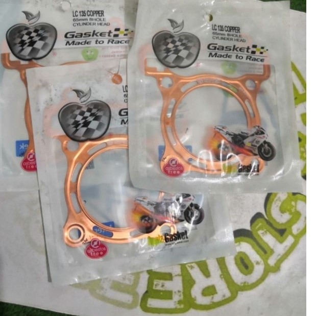 APPLE COPPER CYLINDER HEAD GASKET YAMAHA LC135 (65MM)