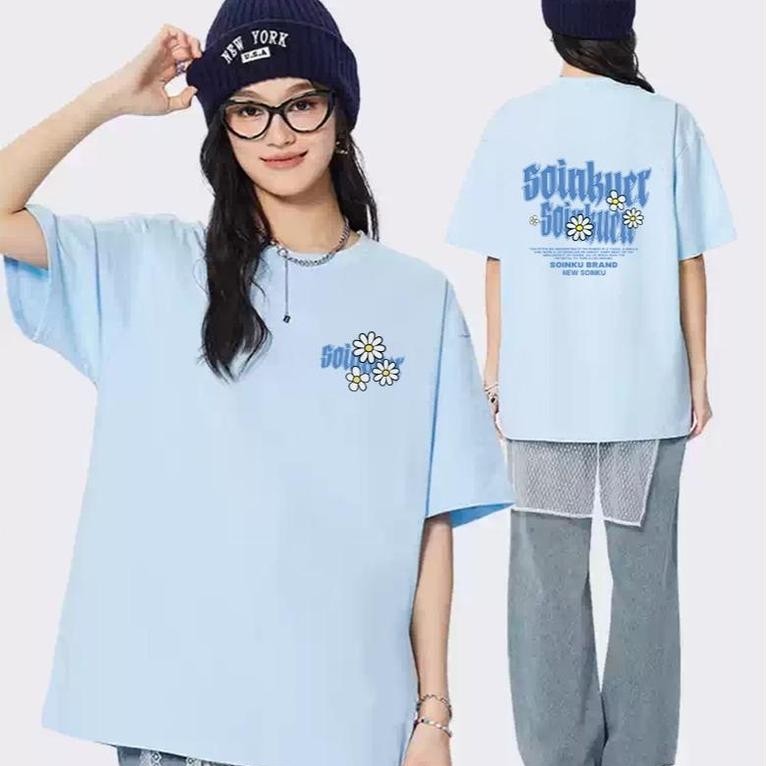 เสือยึดคอกลมแฟชั่น ราคาส่ง ใส่สบาย ลาย เสือยืดผ้าคอตตอน ผ้าคอนตอนแท้ ดีไซน์ออริจินัล ไซส์สาวADX0157