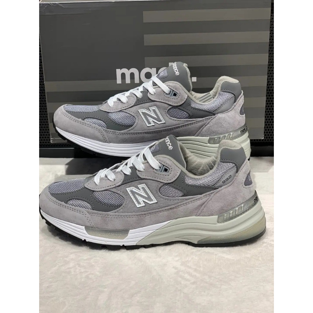 🚀สินค้าพร้อมส่ง🚚New Balance NB 992 M992GR รองเท้าลำลอง แท้💯%