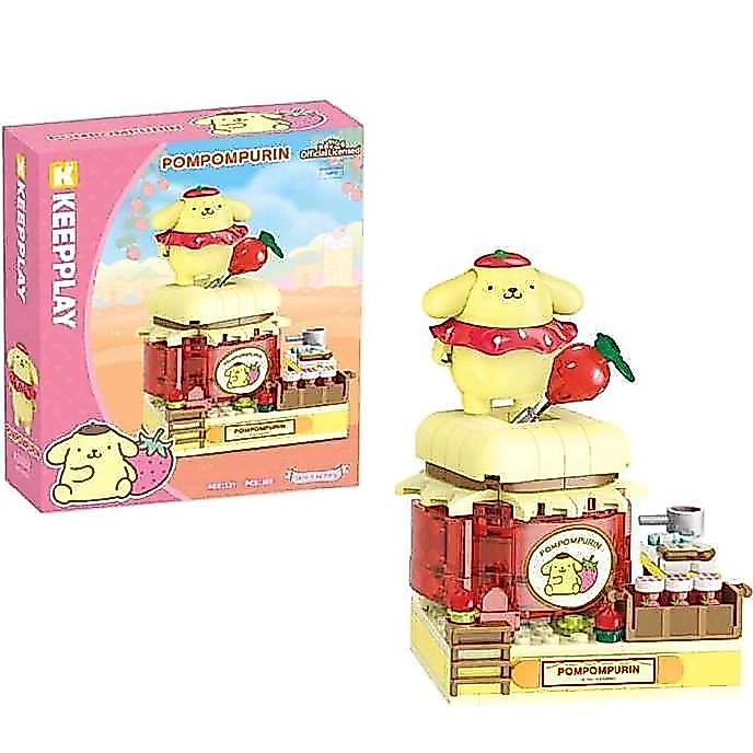 Keeppley Pokemon Bricks Pompompurin Strawberry Jam หรือ Sanrio Cinnamoroll หรือ Pochacco Ice Cream ห