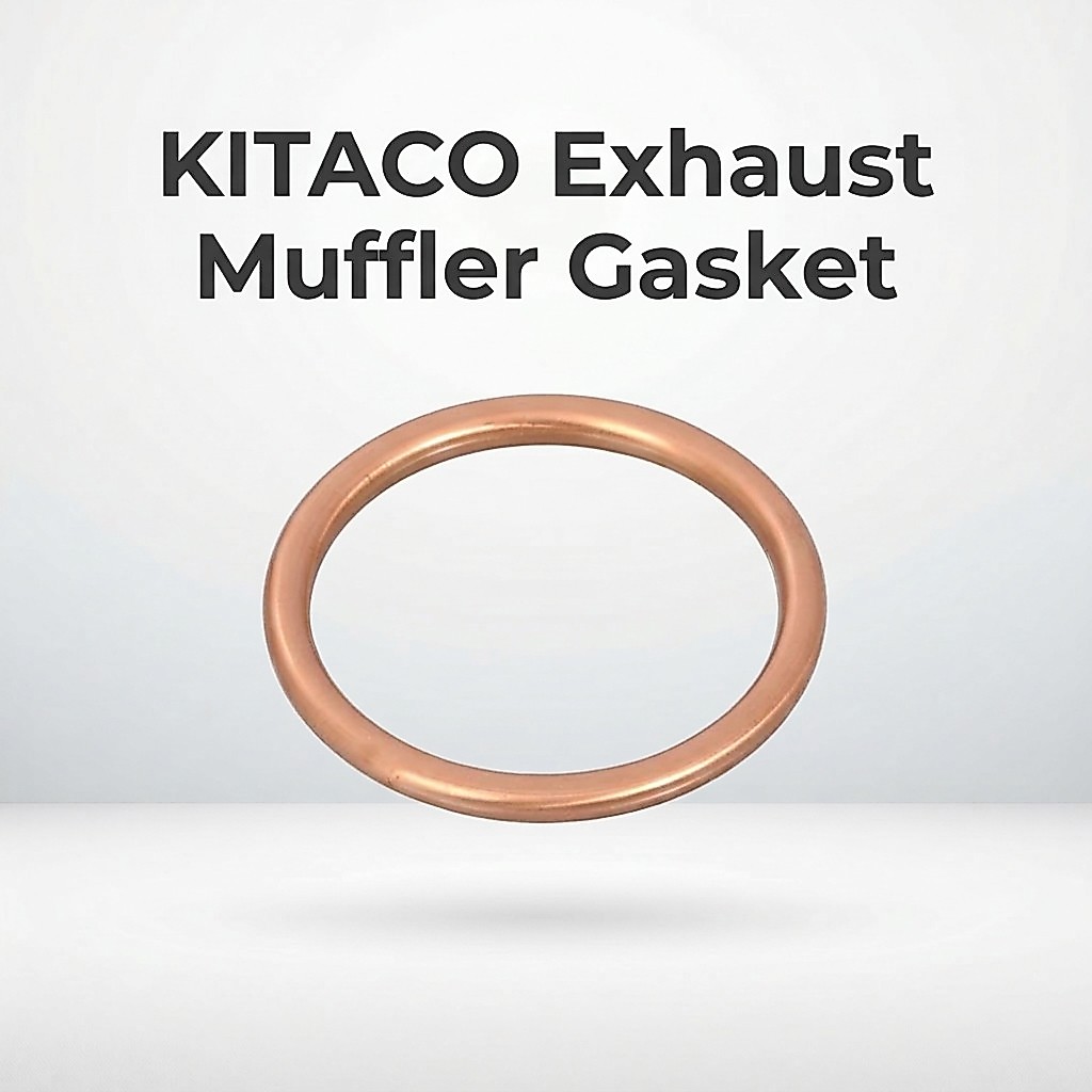 KITACO Exhaust Muffler Gasket (XS-20) - Copper for GSX-R1000R/ABS, KATANA, Hayabusa and More (963-20