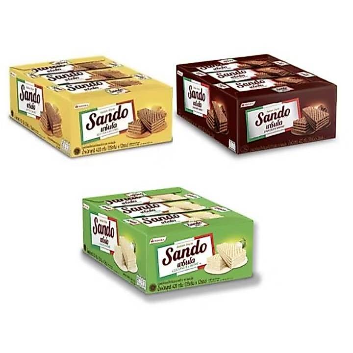 Wafello Wafer🧇วาเฟโร เวเฟอร์สอดไส้ครีม ตราวาเฟโร 28 กรัม แพ็ค 12 ชิ้น