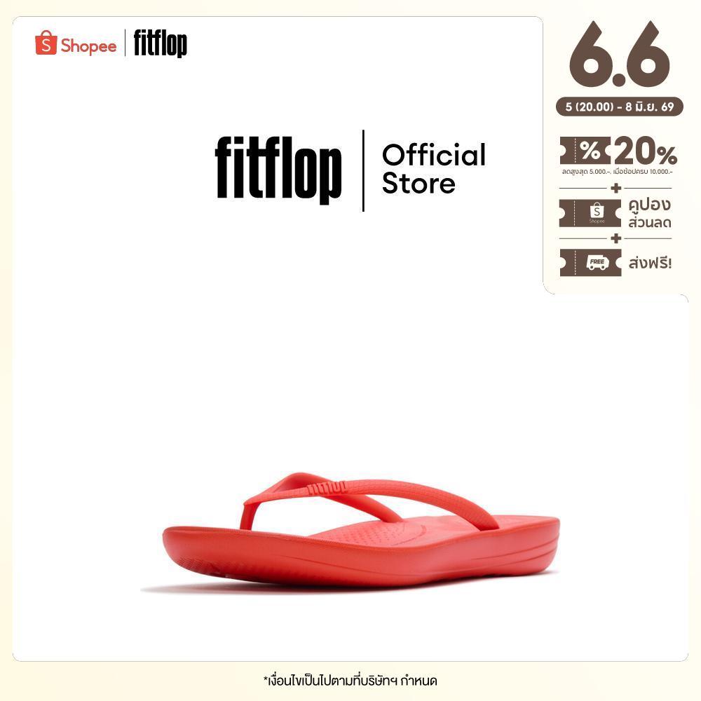 FITFLOP IQUSHION ERGONOMIC รองเท้าแตะผู้หญิง รุ่น E54-D49 สี RED