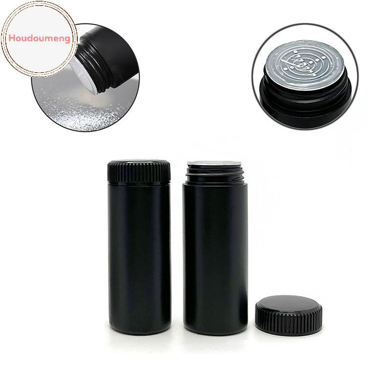 Houdoumeng 1PCS 60/100ml ขวดแป้งฝุ่นรีฟิลเครื่องจ่ายแป้งเครื่องสําอางพลาสติกคอนเทนเนอร์หม้อเปล่าขวด TH