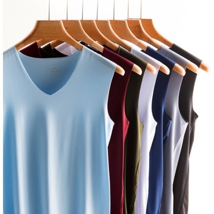 BLOSSOM KAOS11 Premium Ice Silk Tanktop Men Wear