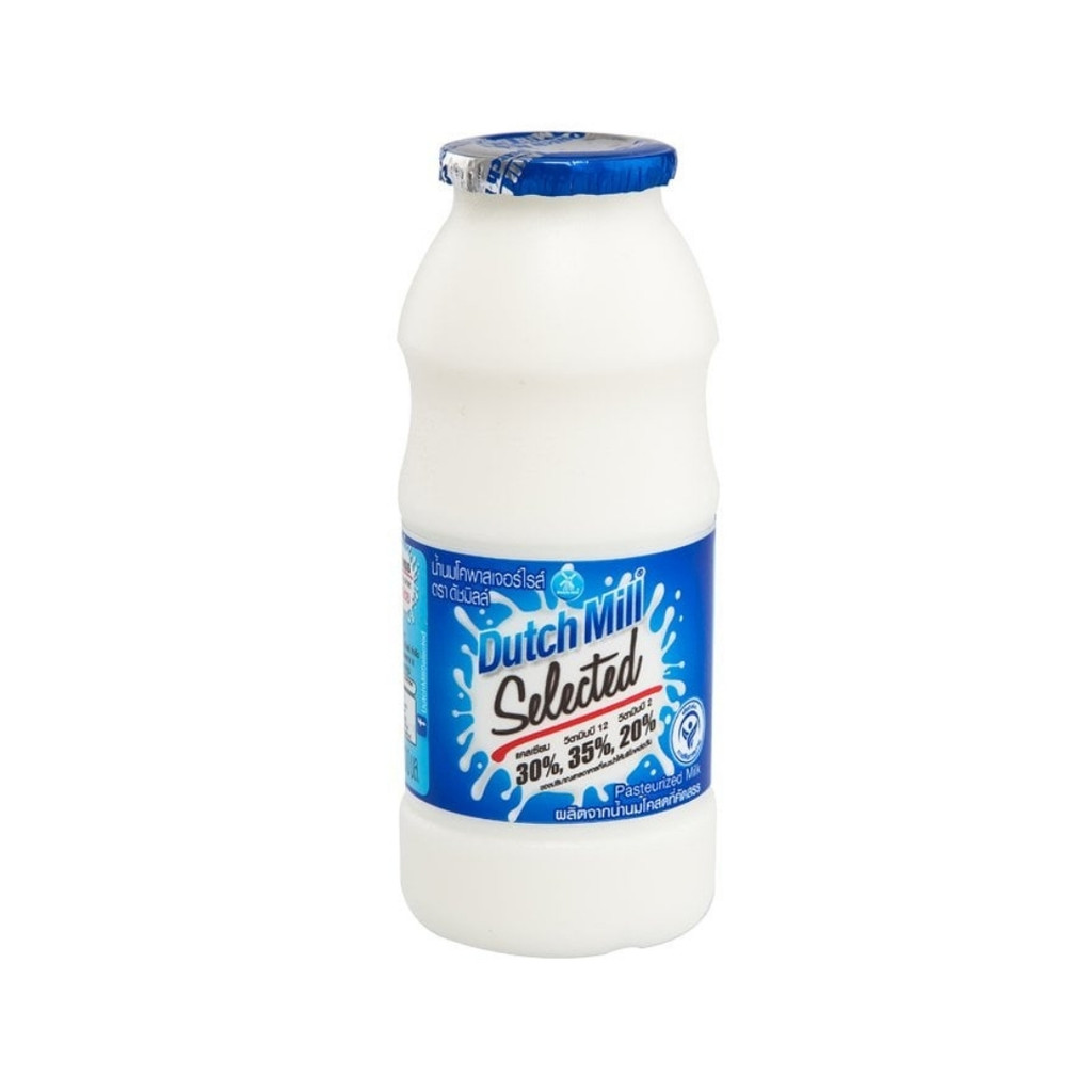 ดัชมิลล์ ซีเล็คเต็ด นมสดรสจืด DutchMill Selected Plain Milk 200ml.