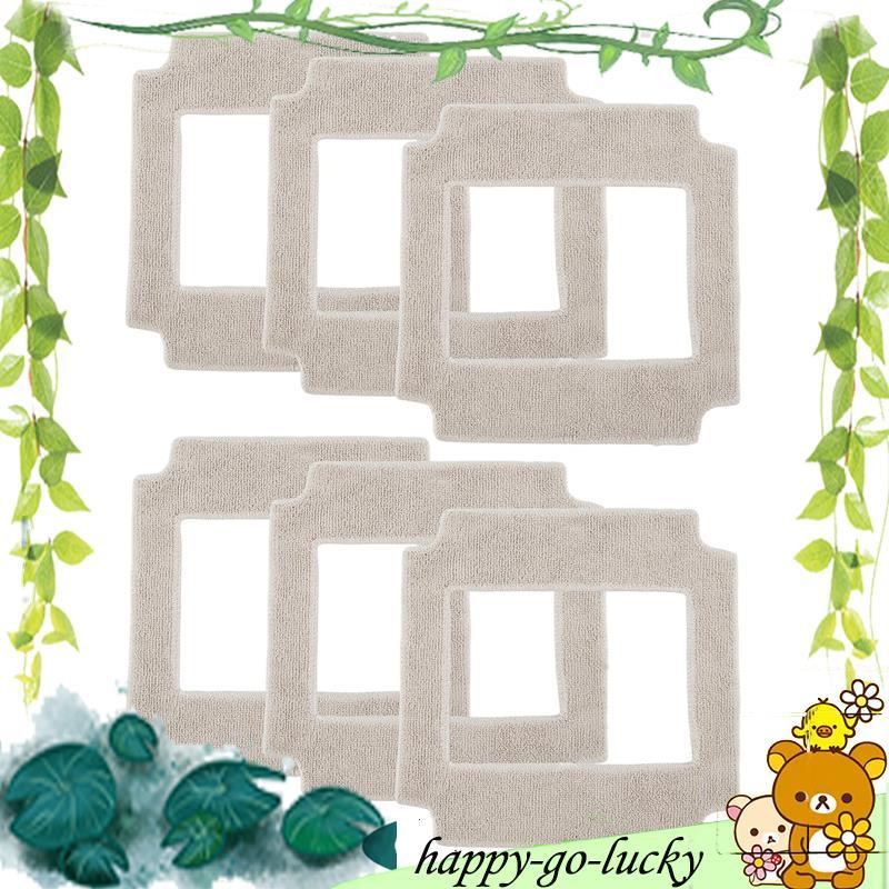 6PCS ทําความสะอาดหน้าต่างหุ่นยนต์ Mop ผ้าทําความสะอาด Rag ผ้าเช็ดตัวผ้าฝุ่นผ้าทําความสะอาดสําหรับ YW