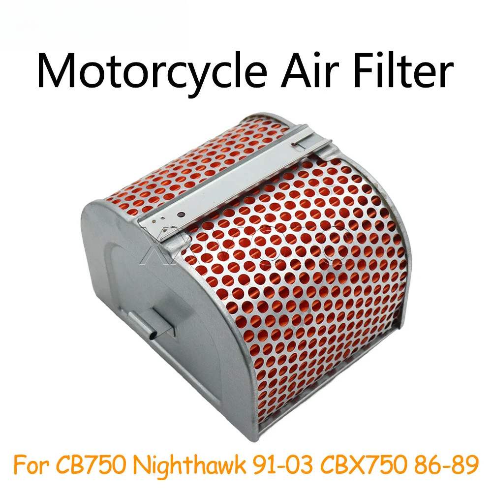 สําหรับ HONDA CB750 Nighthawk 91-03 CBX750 1986 1987 1988 1989 CBX 750 รถจักรยานยนต์กรองอากาศอุปกรณ์