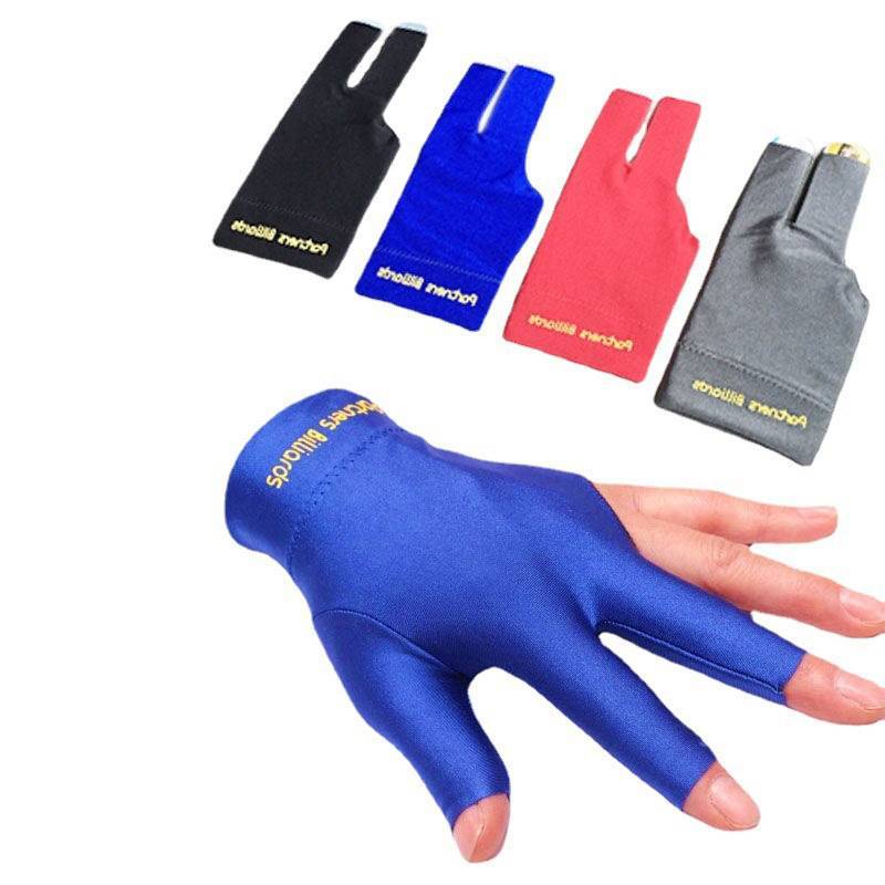 FTY ถุงมือสนุ๊กเกอร์บิลเลียดป้องกันการลื่นไถลสามนิ้ว Unisex ซ้ายขวามือ N