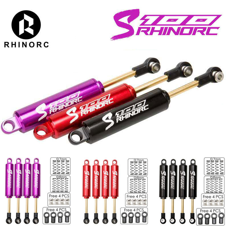 RhinoRC S100 ภายใน Dual Spring Shock สําหรับ 2-5KG 1/10 RC MOA Shallowy Crawler รถ Rig MY