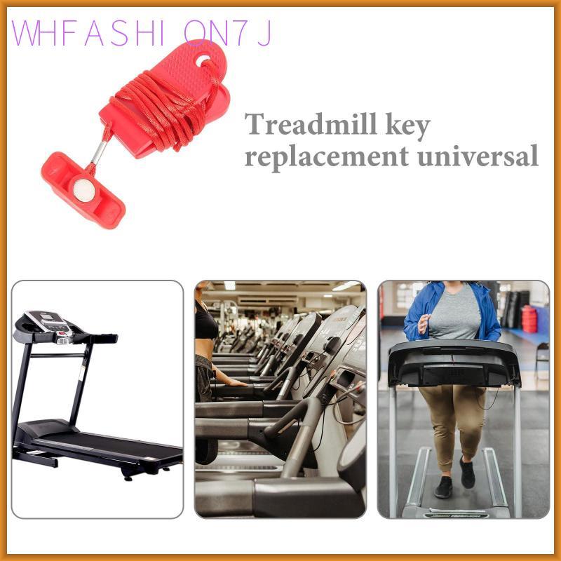 [whfashion7j] Treadmill Security Key Universal Safety Lock สวิตช์หยุดฉุกเฉินส่วนเครื่องออกกําลังกายเ