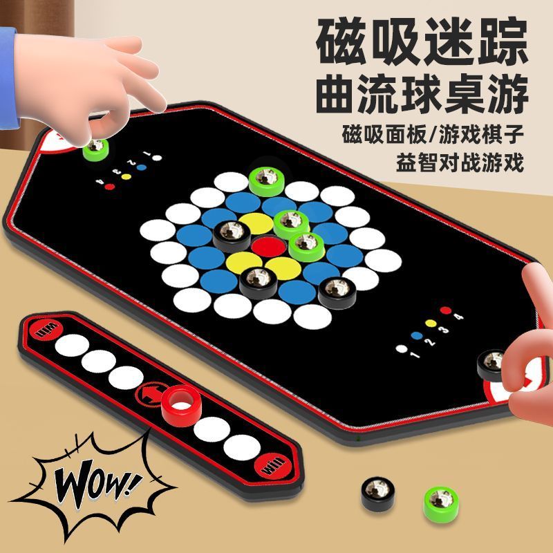 [ผลิตภัณฑ์ใหม่] Lost Tracking Curve Flowing Ball แม่เหล็กดูดเด็กประสานมือตาการออกกําลังกายความเข้มข้