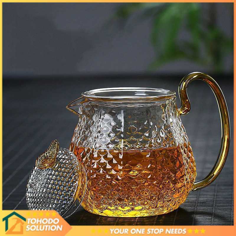 Homadise ชุดกาน้ําชาชากาแฟเซรามิก 1 กาน้ําชา 4 ถ้วย ชาจีน - JJ06