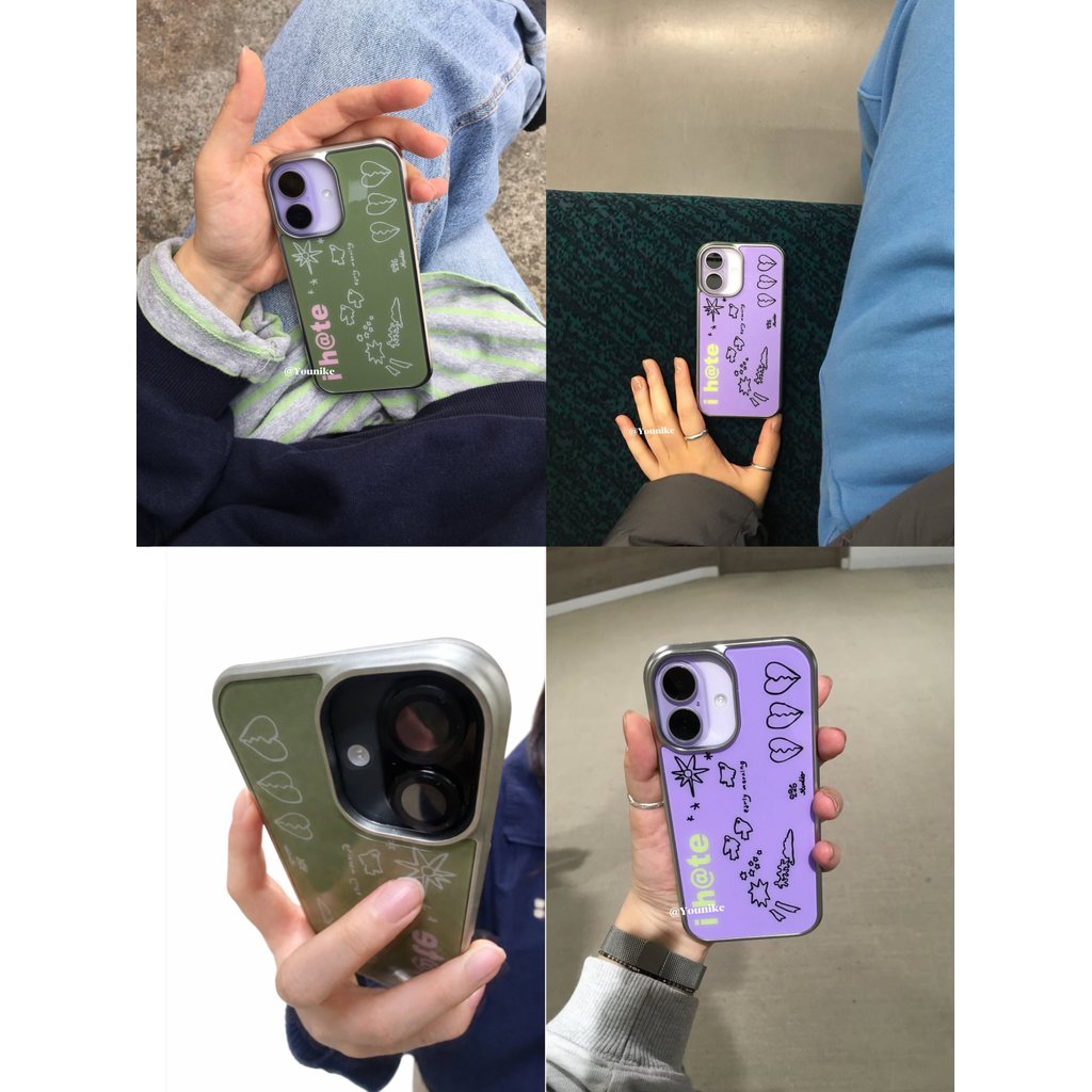 Light โบราณเกาหลีหญิง Asian Girly สไตล์ Sweet Cool เหมาะสําหรับ iphone17pro/17promax เคสป้องกัน Apple 16 เคสโทรศัพท์ 16promax เคสป้องกัน 15 กันกระแทก 13/14 กรณี 11/12/12promax/17air