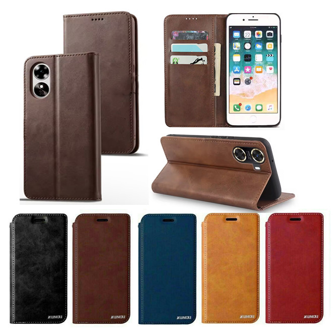 เคสโทรศัพท์หนัง เคสฝาพับ มีแม่เหล็ก สําหรับ OPPO A79 A58 4G/A78 5G/A98/Reno 10 PRO Plus เคสใส่บัตรได