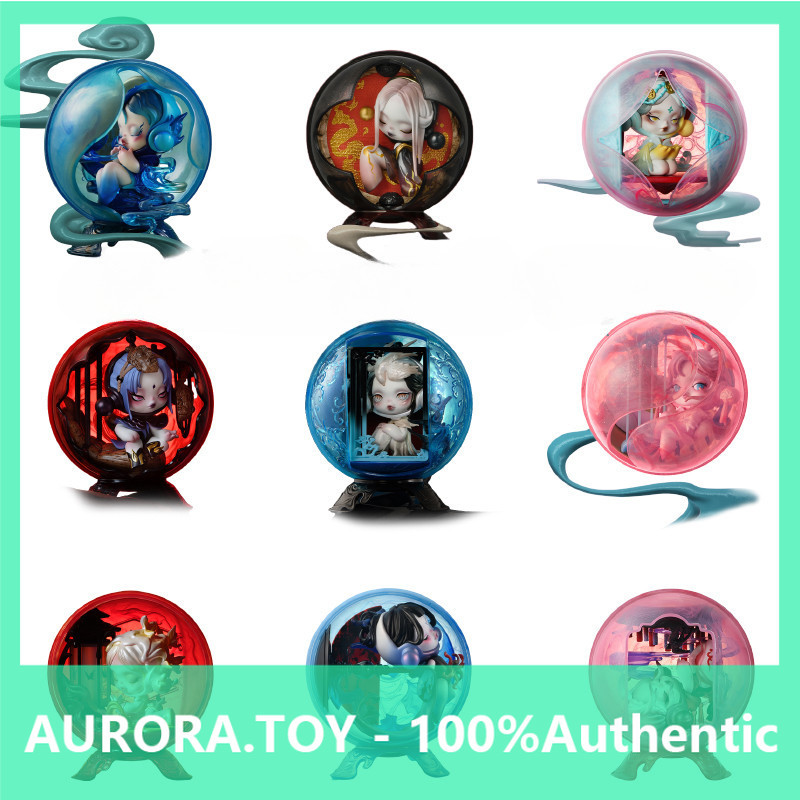 POPMART SKULLPANDA < Mansion} Viewing Shot Series Mystery Box ของขวัญเล่นอินเทรนด์