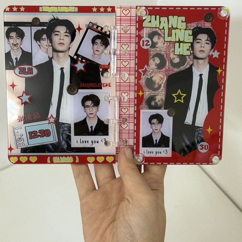 Zhang Linghe Shaking Musician Ledger Cuckoo Card Book ของขวัญ diy