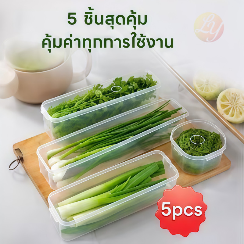 กล่องเก็บของนำเข้า กล่องเก็บผักชีและต้นหอม สามารถเก็บผักชีและต้นหอมให้สด ป้องกันฝุ่นและความชื้น เกรดอาหาร