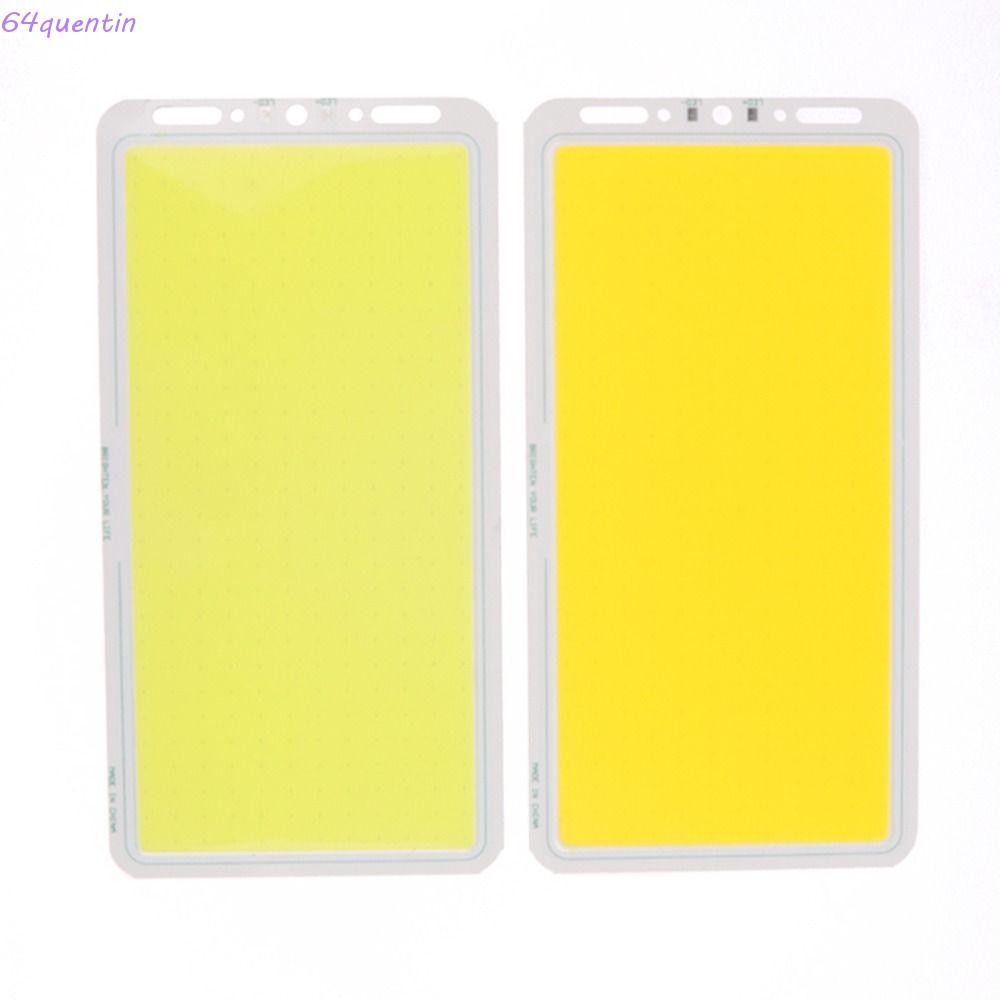 QUENTIN Camping น้ําท่วมไฟ,สีขาวชิป Strip COB LED แผง Light, Ultra-light 100W 12V หลอดไฟ COB Board ต