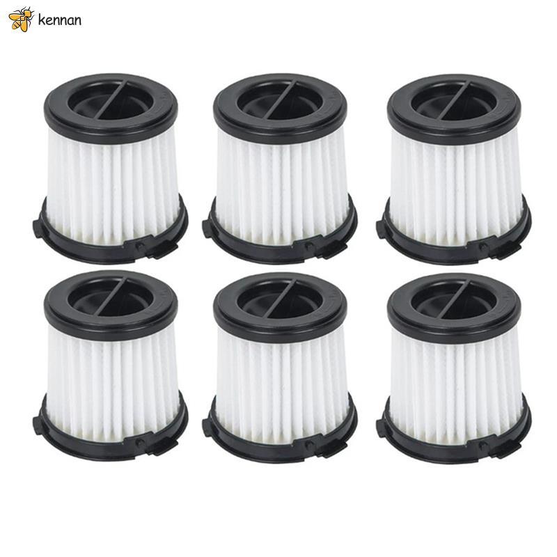 6PCS HEPA Filter สําหรับ WX030 / WX035 เครื่องดูดฝุ่นเปลี่ยนล้างทําความสะอาดได้นํากลับมาใช้ใหม่กรองอ