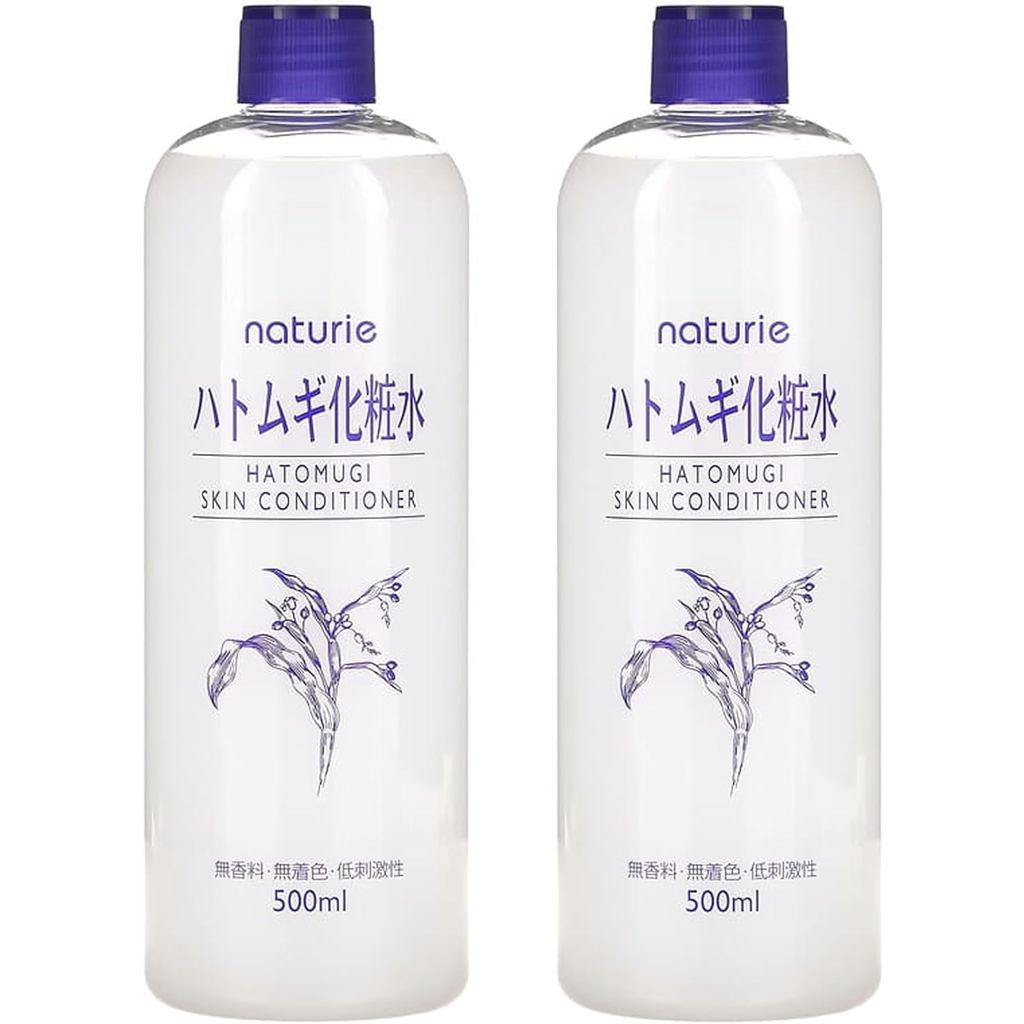 NaturieAdlay(Hatomugi)ConditionerLotionToner500mlCoixSeedExtract2packBundle X7YP