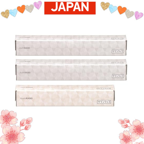 Direct from Japan Saran Wrap [Limited Design] 22cm x 50m design package, monotone, 4-pack
