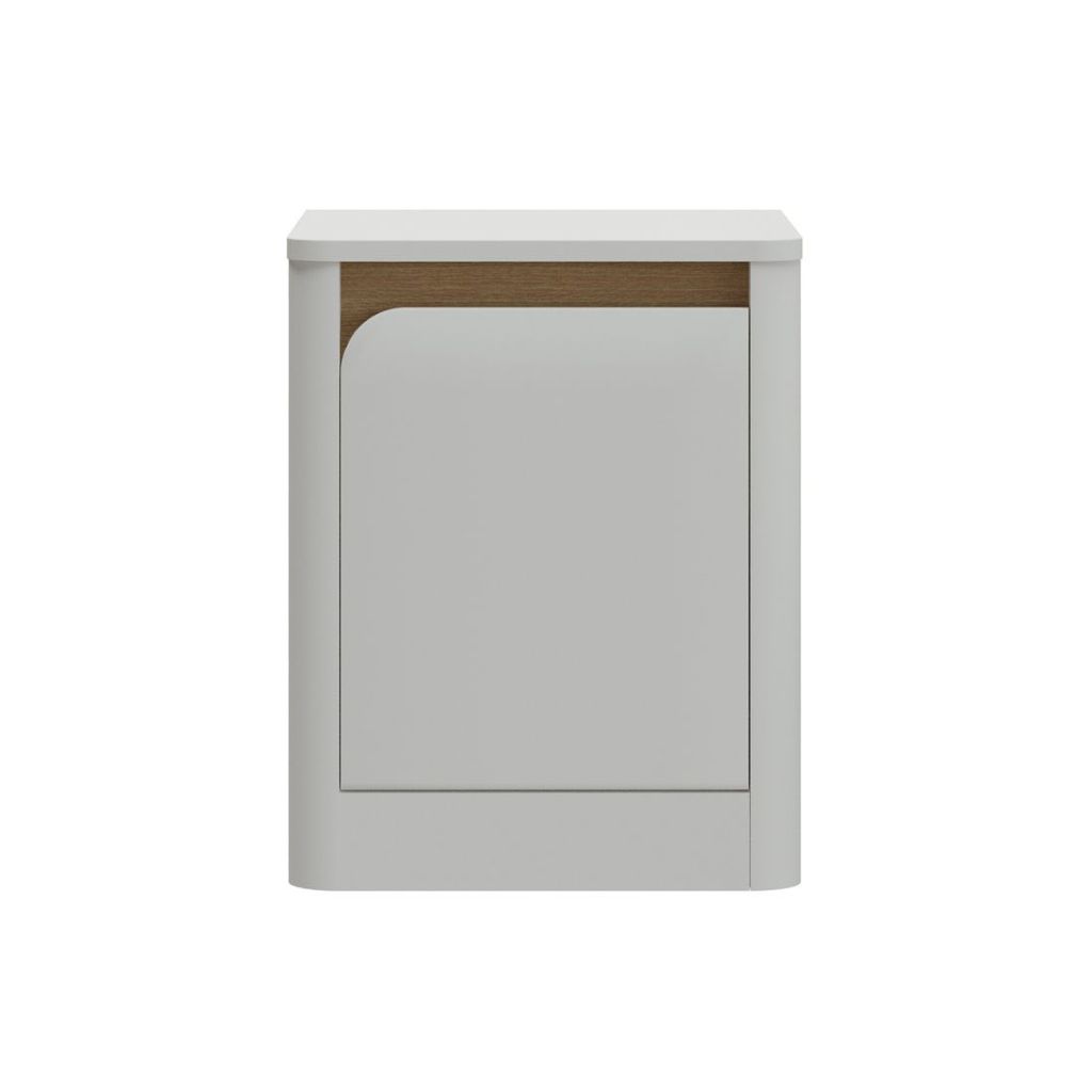 Koncept Furniture ตู้ข้างเตียง 45 ซม. รุ่น Kaze (บานเปิดขวา) สีขาว (39.5x39.5x49.5 ซม.) แบรนด์ KONCEPT FURNITURE