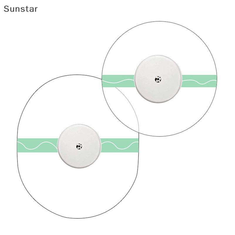 Sunstar 10 ชิ้นแพทช์กาวกันน้ําเซ็นเซอร์ครอบคลุมแพทช์ใส CGM Overpatch-Tape Nice