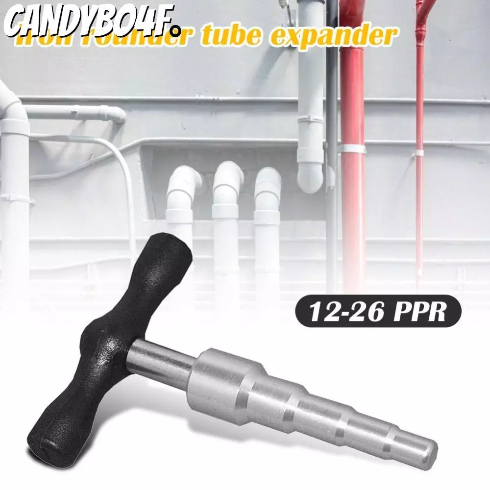CANDYBO4F คู่มือ Tube Expanders, คู่มือ 16-32 มม.อลูมิเนียมท่อพลาสติก Rounder, Creative T Shape Handle Operation ในแคบพื้นที่โลหะขยายเครื่องมือสําหรับ PVC PPR