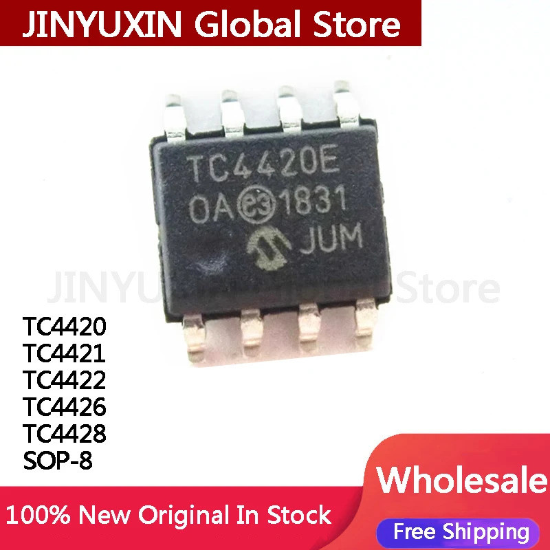 5 ชิ้น TC4420 TC4421 TC4422 TC4426 TC4428 TC4420COA 4421 4422 4426 4428 EOA AVOA SOP-8 IC ชิปสต็อกขา
