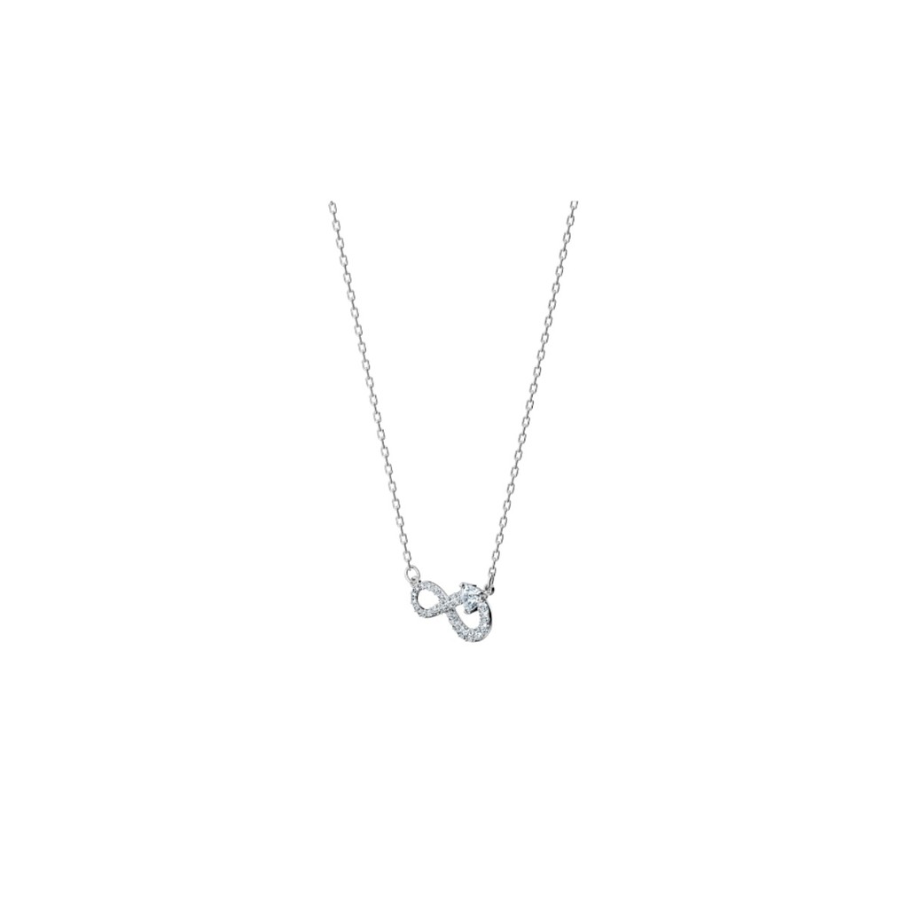 Swarovski قلادة Infinity بيضاء (أصلية) — صورة 4