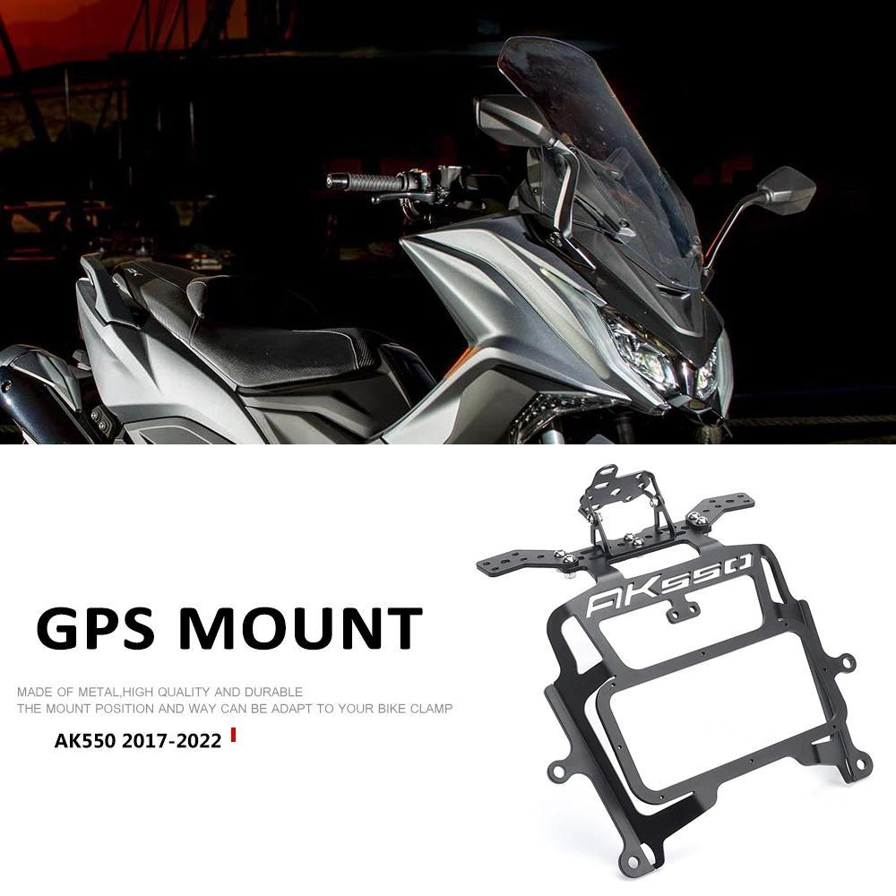 SL New Windshield Mount Navigation Bracket GPS Smartphone Holder Motorcycle For KYMCO AK550 AK 550 a