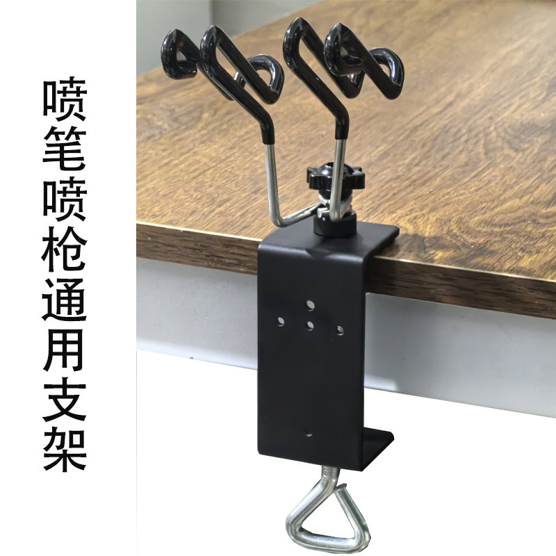 ขายร้อน ~ Airbrush ผู้ถือปากกาสองตําแหน่งรุ่นรูป Airbrush Storage Rack Tamiya Iwata County ในประเทศ 