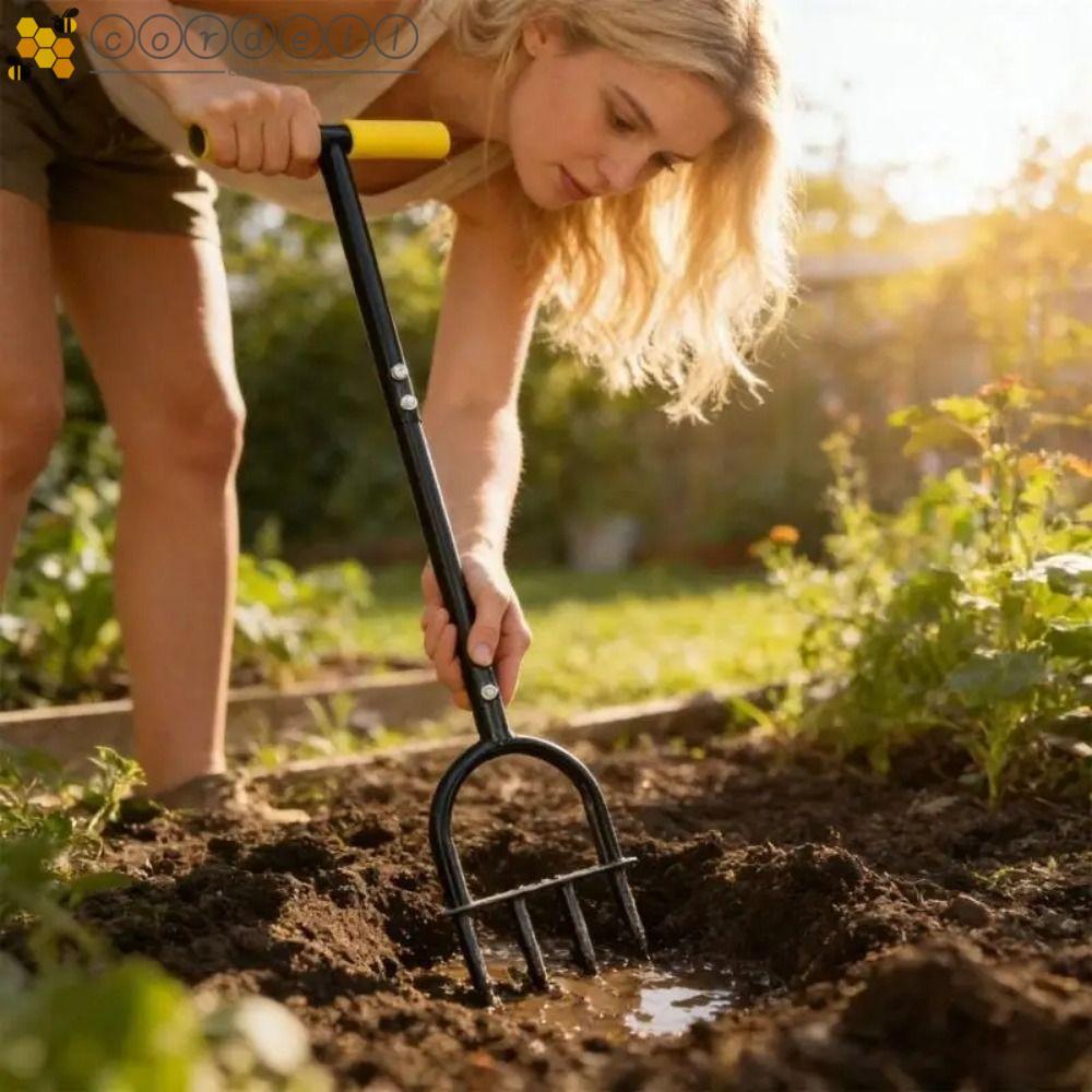 CORDELL Garden Aerator Claw, วัสดุที่เป็นของแข็ง Easy To Operate ดิน Loosener, Handy Helper การออกแบบที่ใช้งานได้จริง ก่อสร้างรู Puncher Yards