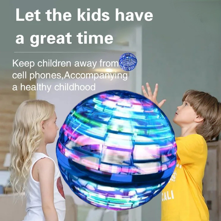Interactive FunJSFlynova Pro Magic Flying Ball/Main Terbang/Hover Ball สําหรับเด็กและผู้ใหญ่