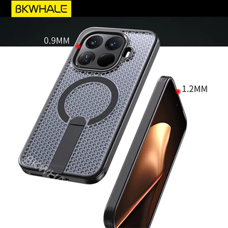 BKWHALE Coolingเคสโทรศัพท์แม่เหล็กสําหรับXiaomi Poco F8 Ultra F7 Ultra F8 Pro M8 M6 Pro X8 X7 Pro Max Xiaomi 17 15T 14T 17T Pro Max Anti Fallปกหลังปลอกนุ่ม