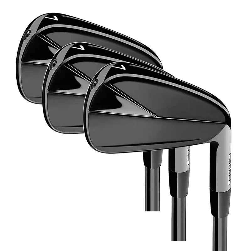 ชุดเตารีดกอล์ฟคลับแท้สําหรับผู้ชายสีดํา P770 Irons 7PCS 4th 456789P Generation Tour Long Distance Fo