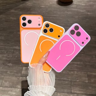 ทันทีอัพเกรด iPhone17 ดูบล็อกสีแม่เหล็กเคสโทรศัพท์อะคริลิคพร้อมฟิล์มเลนส์ในตัวฝาครอบกันกระแทกเต็มรูปแบบสําหรับ iPhone17 Pro Max,16 Pro,15,14 Series
